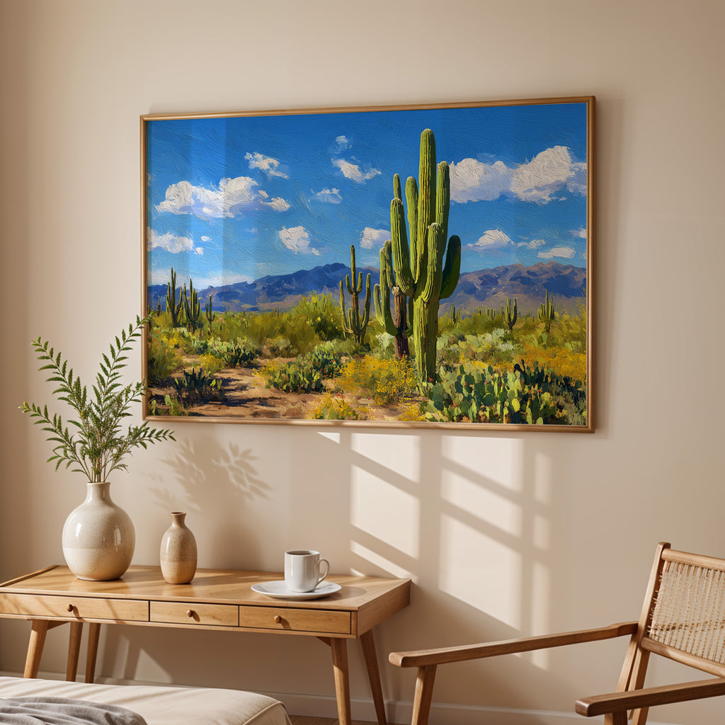 Saguaro National Park Oil Painting