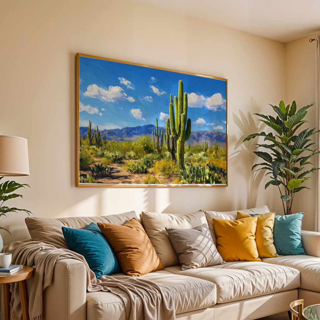 Saguaro National Park Oil Painting