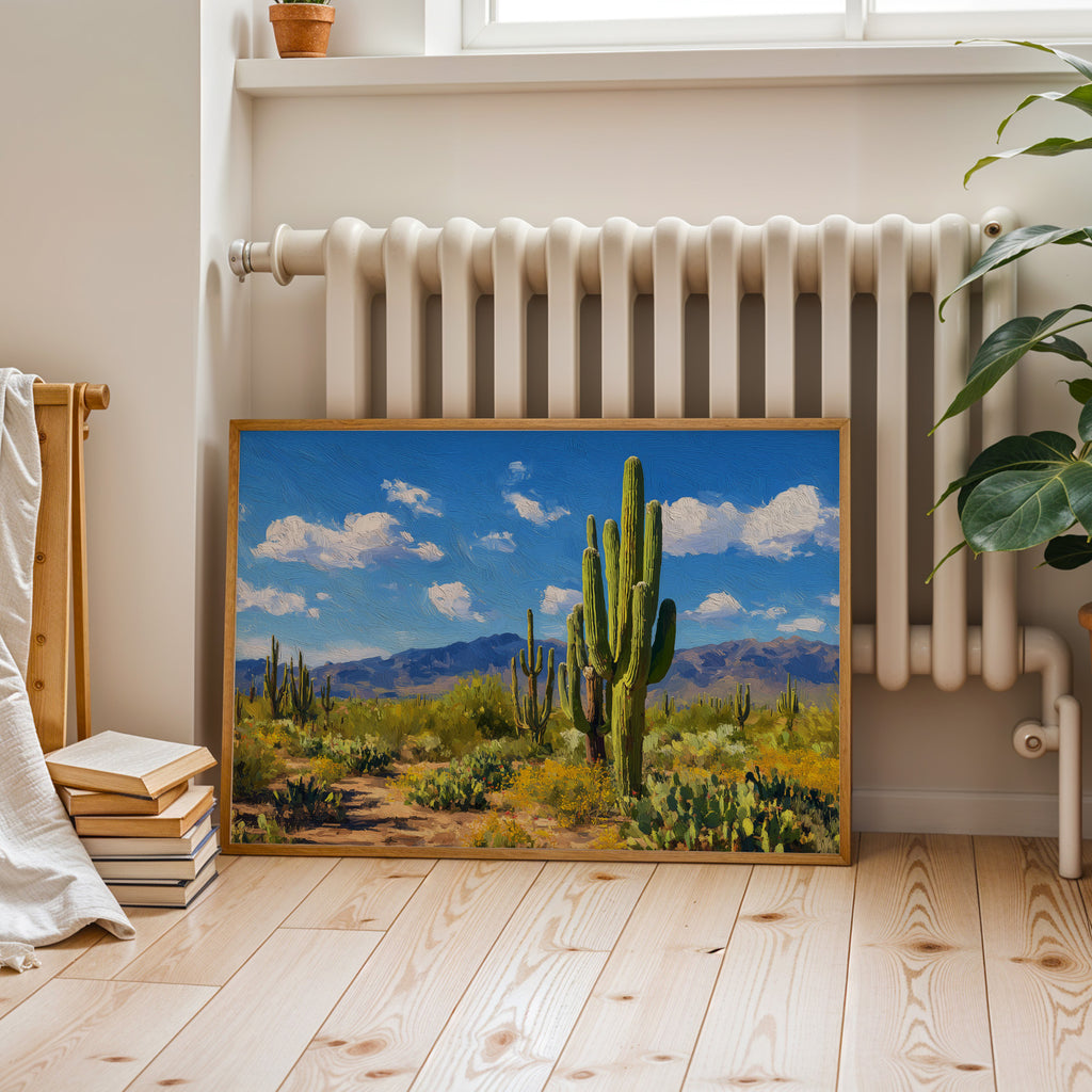 Saguaro National Park Oil Painting