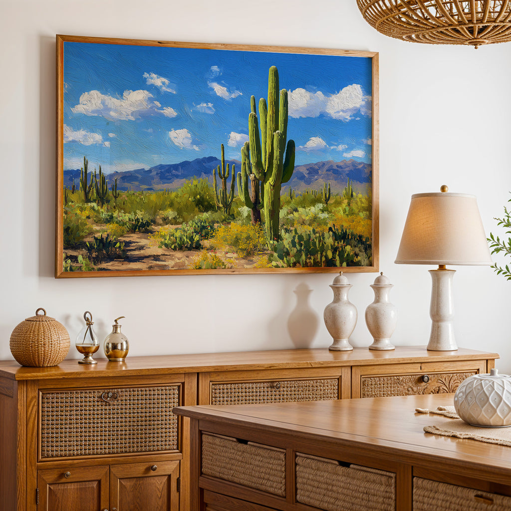 Saguaro National Park Oil Painting