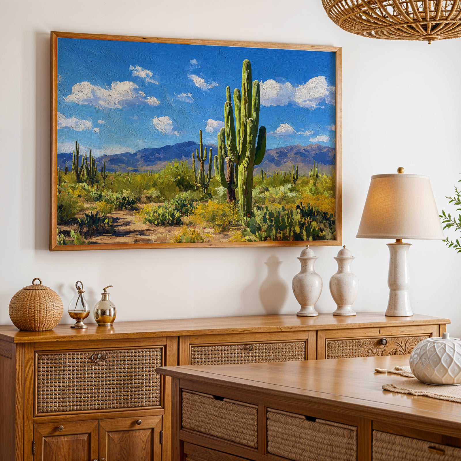 Saguaro National Park Oil Painting