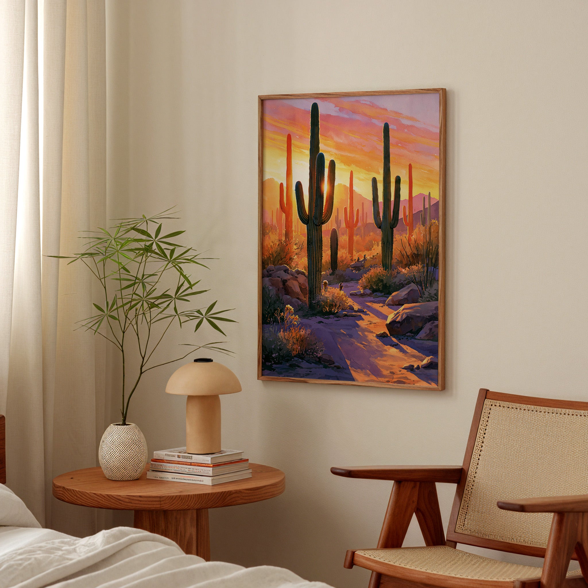 Saguaro National Park Watercolor Art