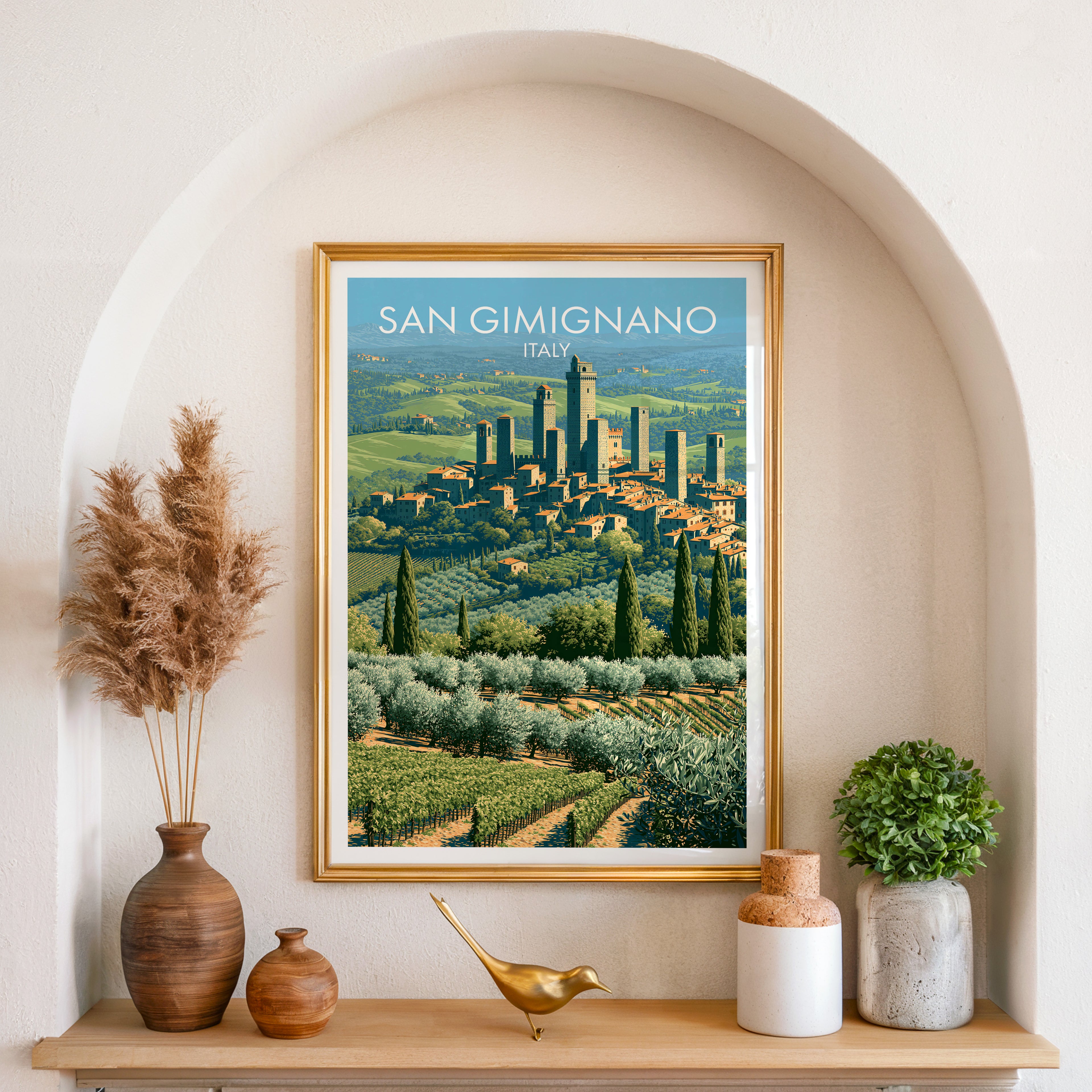 San Gimignano Italien