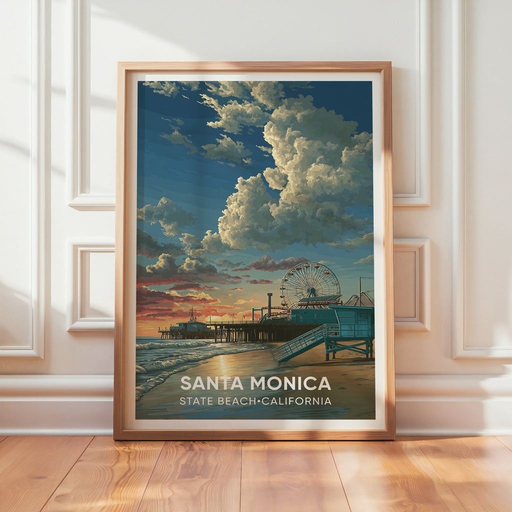Santa Monica State Beach California