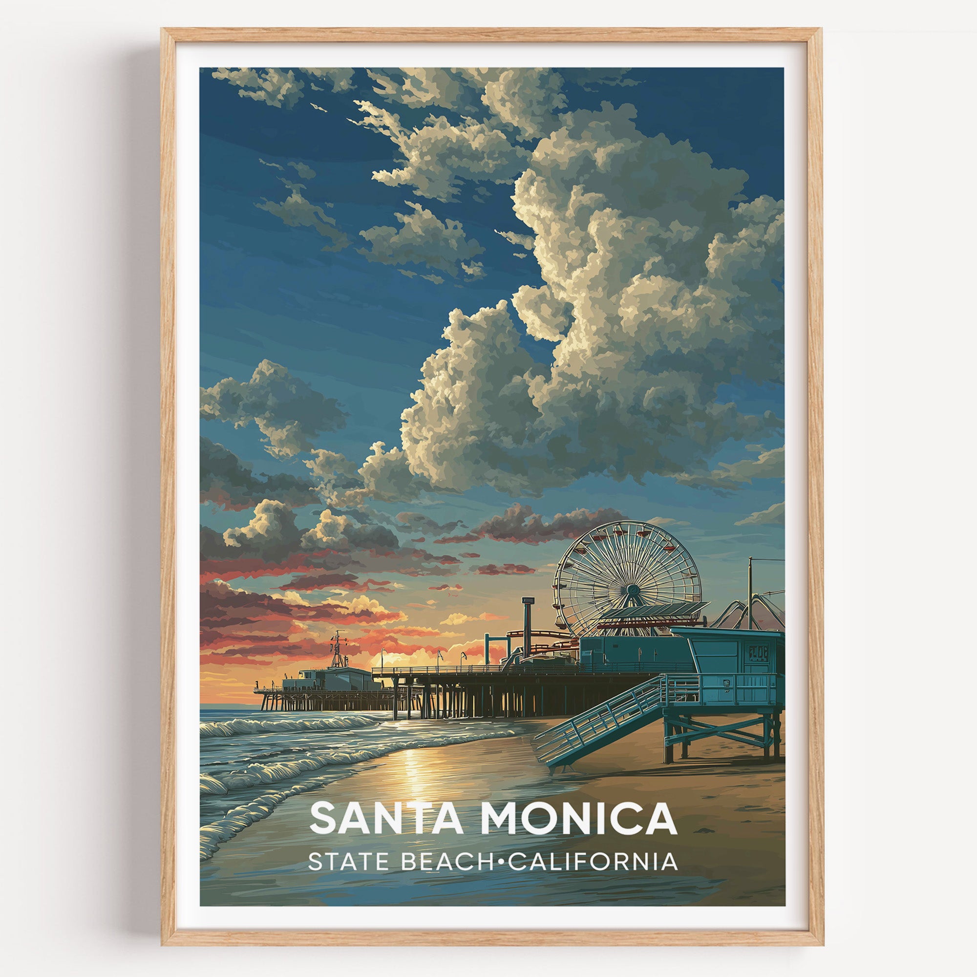 Santa Monica State Beach California