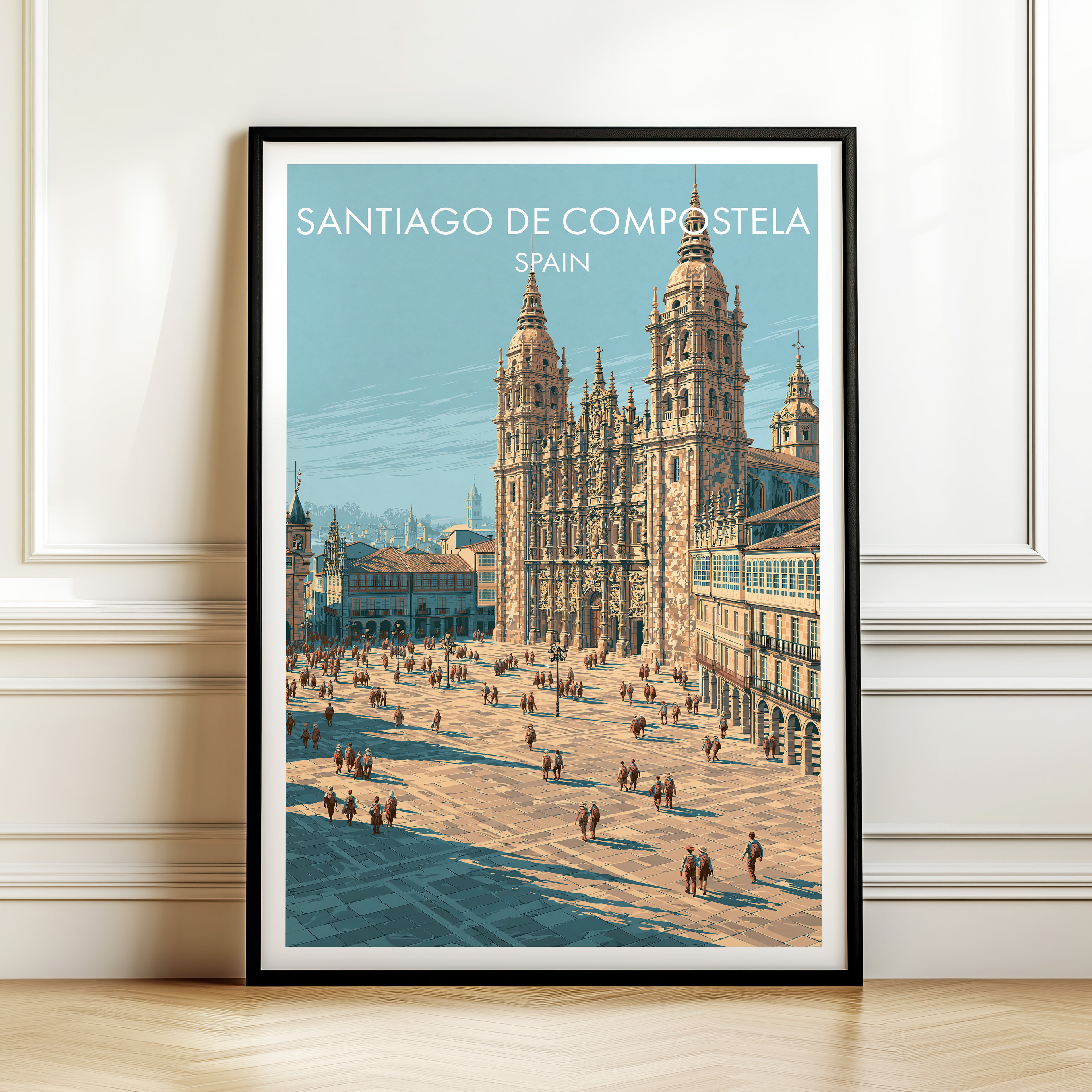 Santiago de Compostela Spanien
