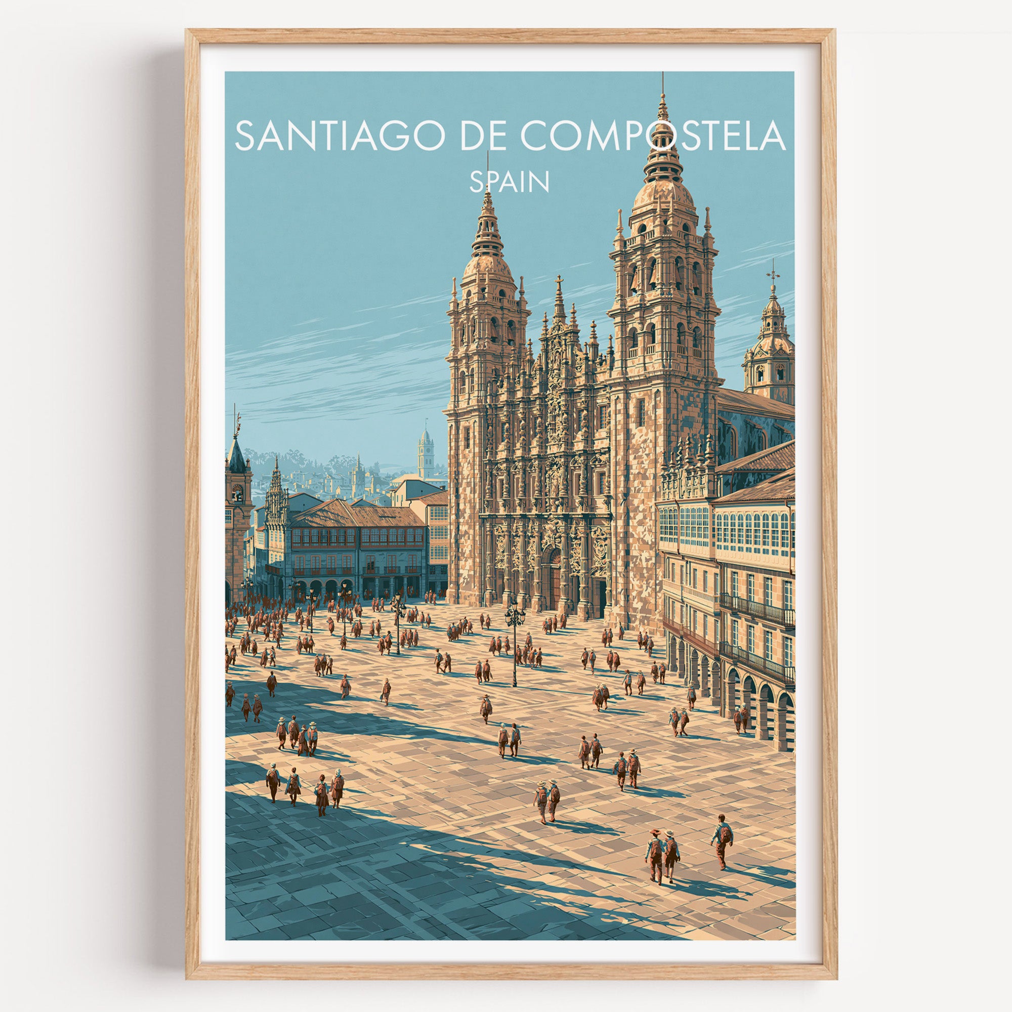 Santiago de Compostela Spanien