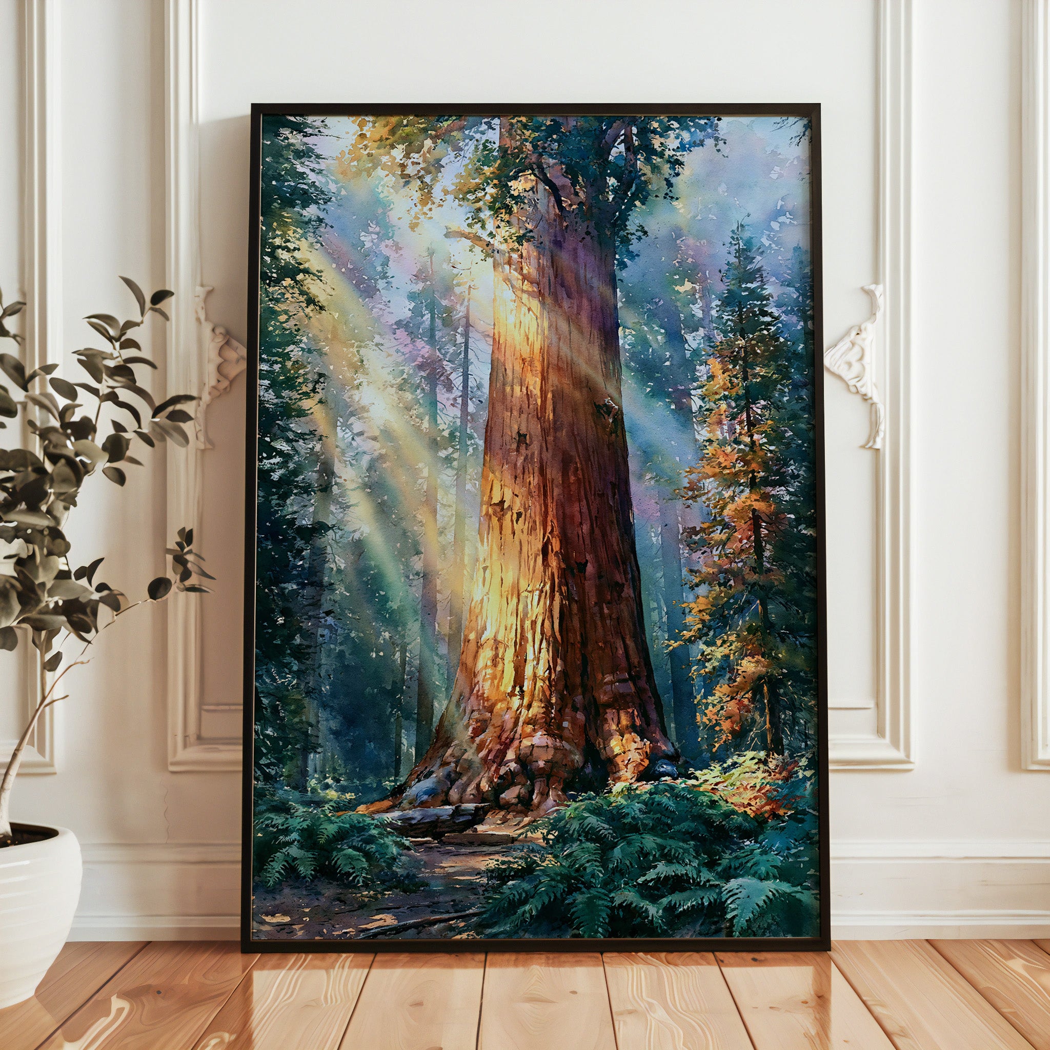 Sequoia National Park Watercolor Art