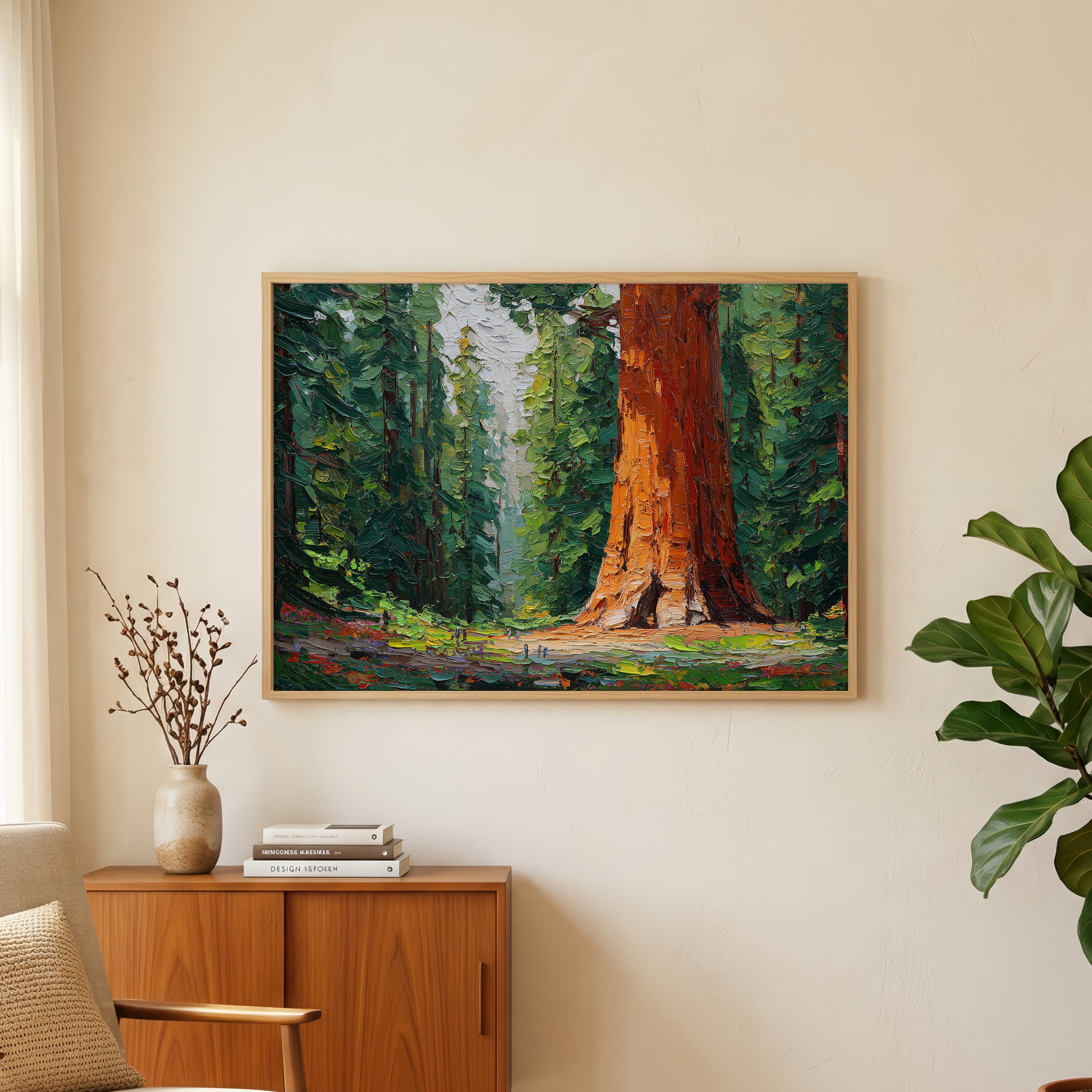 Sequoia National Park Oil Painting
