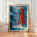 Retro Sequoia National Park Print