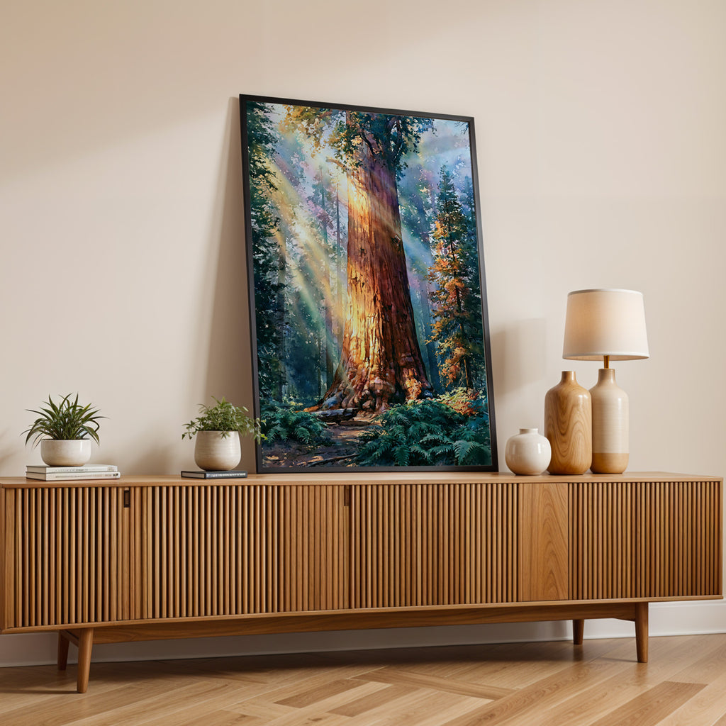 Sequoia National Park Watercolor Art