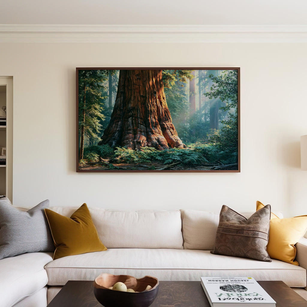 Sequoia National Park Classical Oil Painting