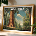 Sequoia National Park Horizontal Vintage Art