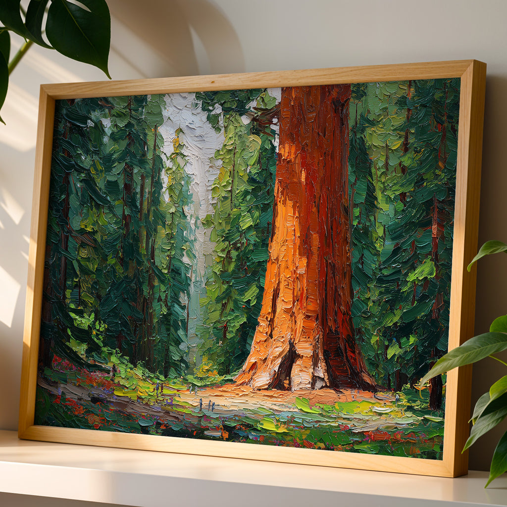 Sequoia National Park Oil Painting