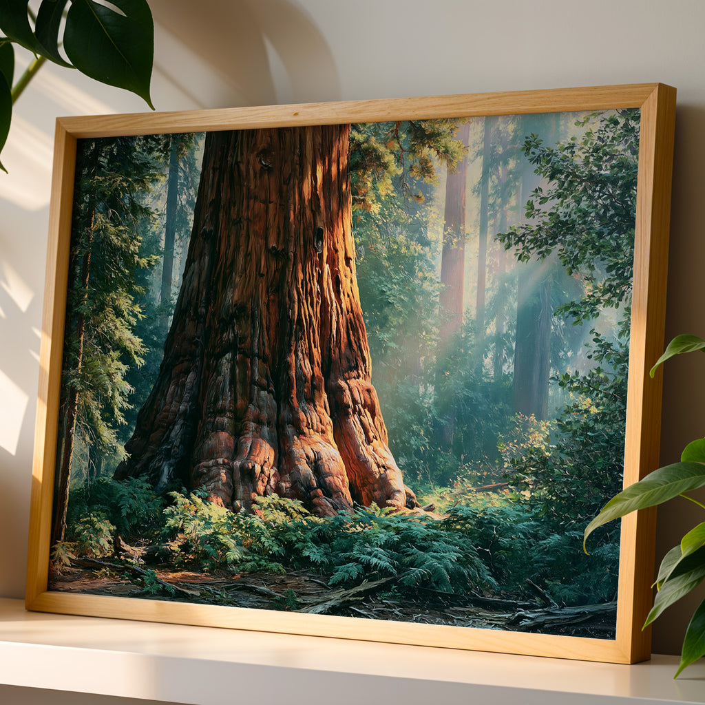 Sequoia National Park Classical Oil Painting