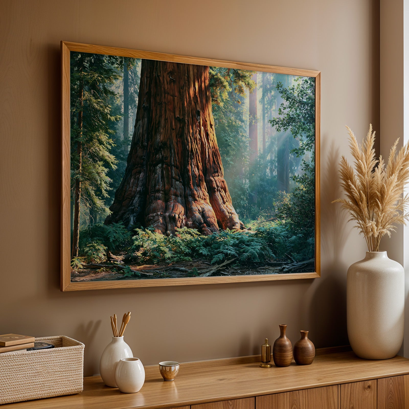 Sequoia National Park Classical Oil Painting