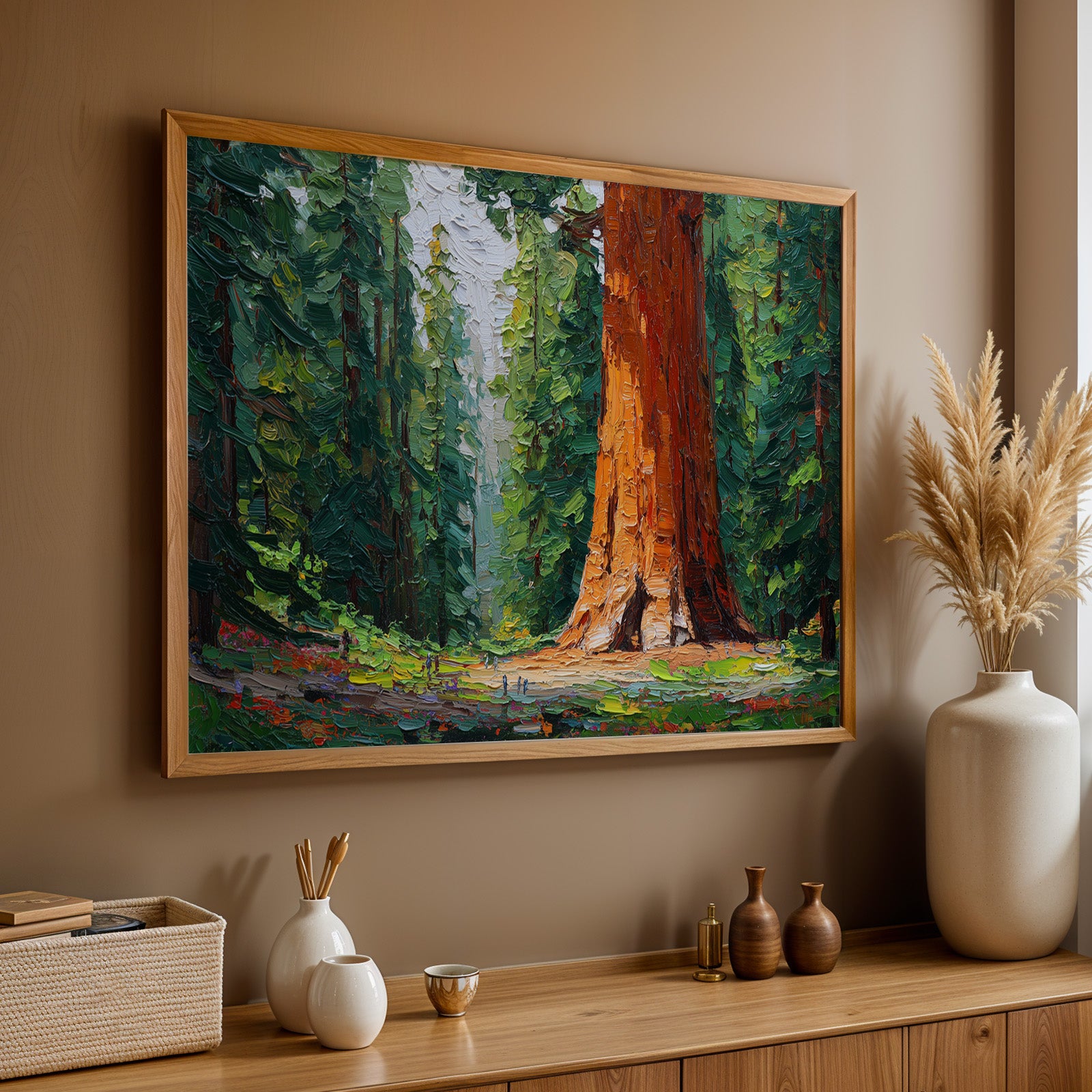 Sequoia National Park Oil Painting