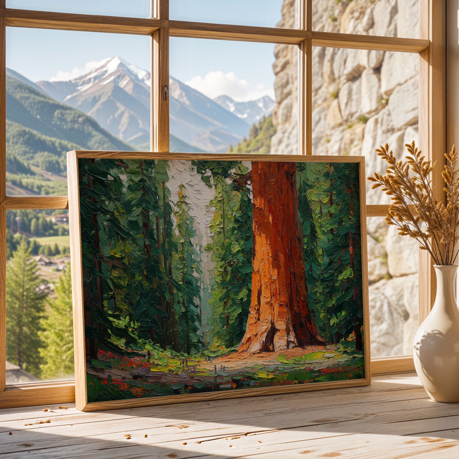 Sequoia National Park Oil Painting
