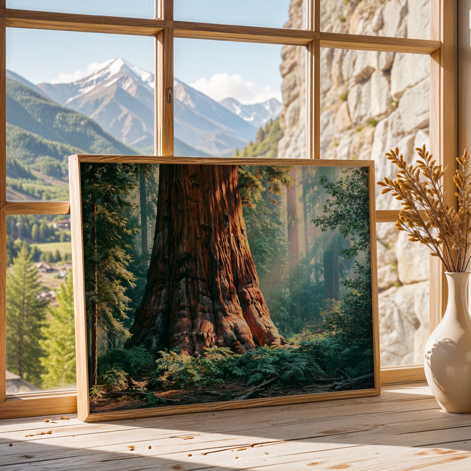 Sequoia National Park Classical Oil Painting
