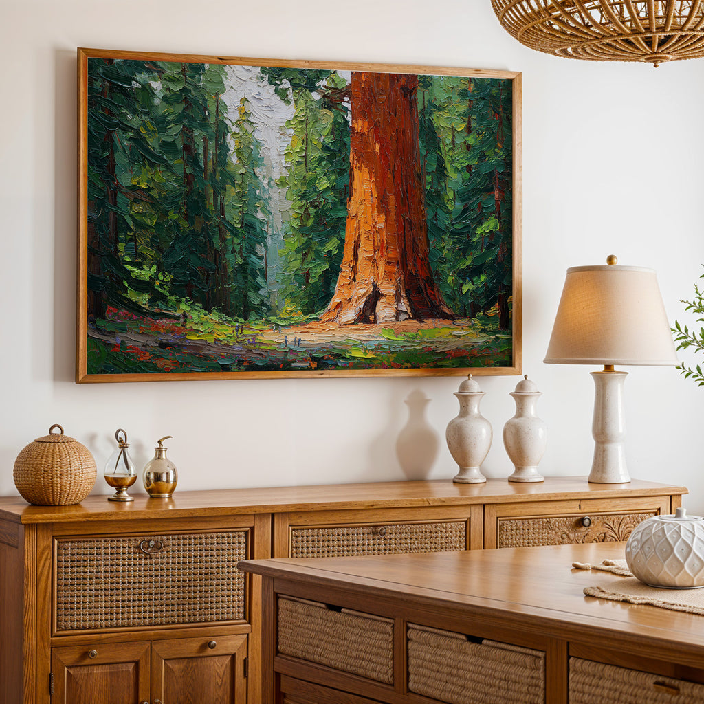 Sequoia National Park Oil Painting