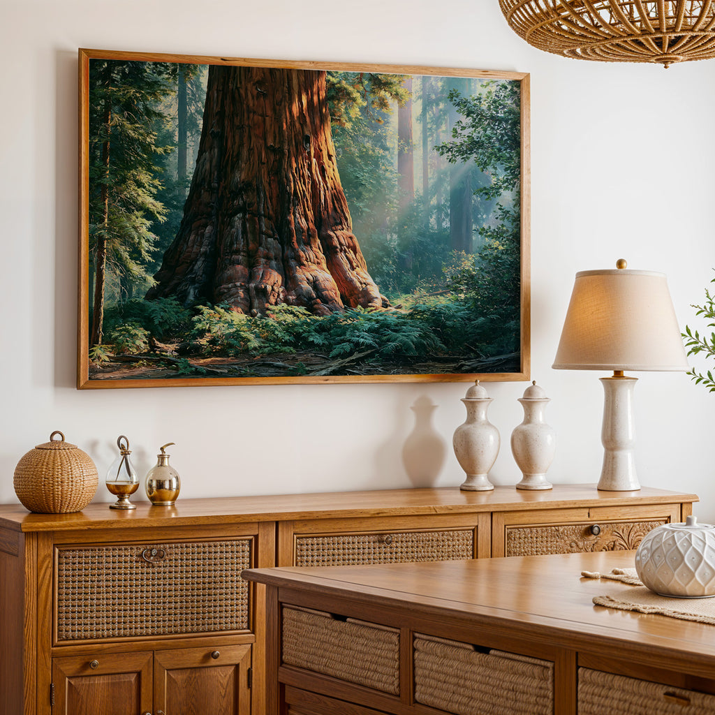 Sequoia National Park Classical Oil Painting