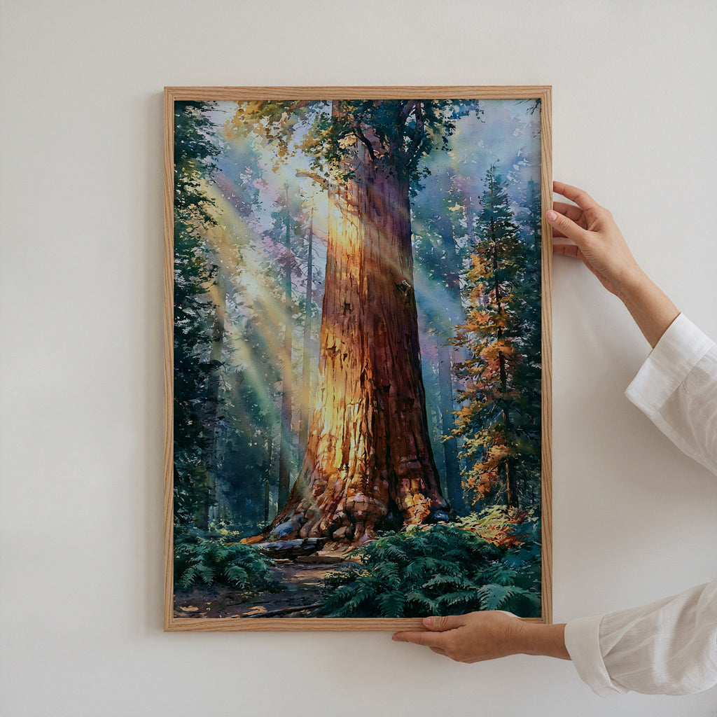 Sequoia National Park Watercolor Art
