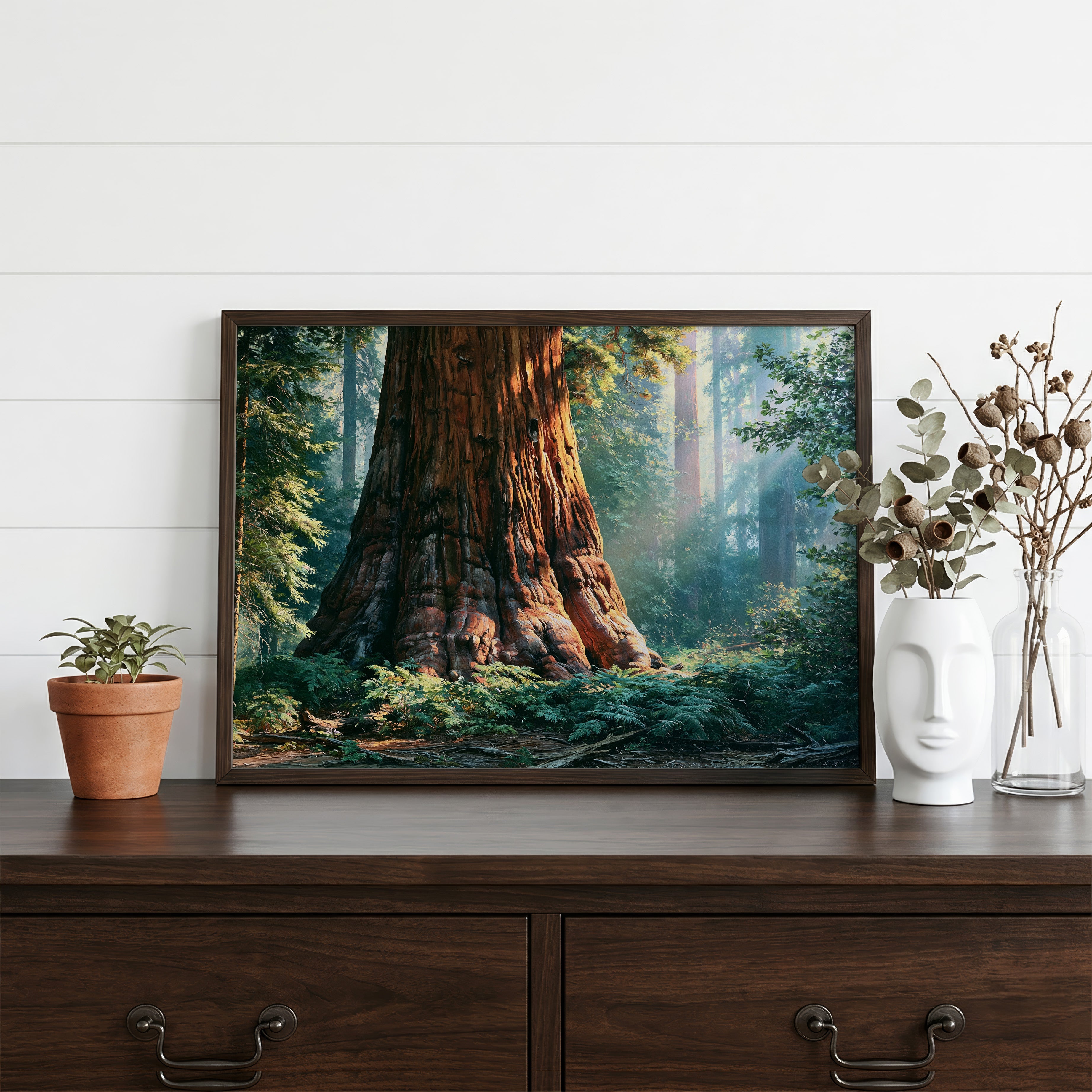 Sequoia National Park Classical Oil Painting