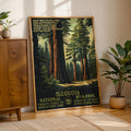 Sequoia National Park Vintage WPA Art