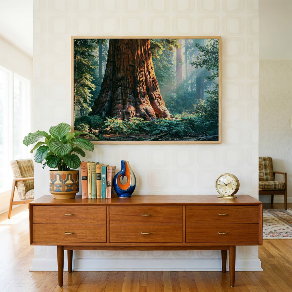 Sequoia National Park Classical Oil Painting