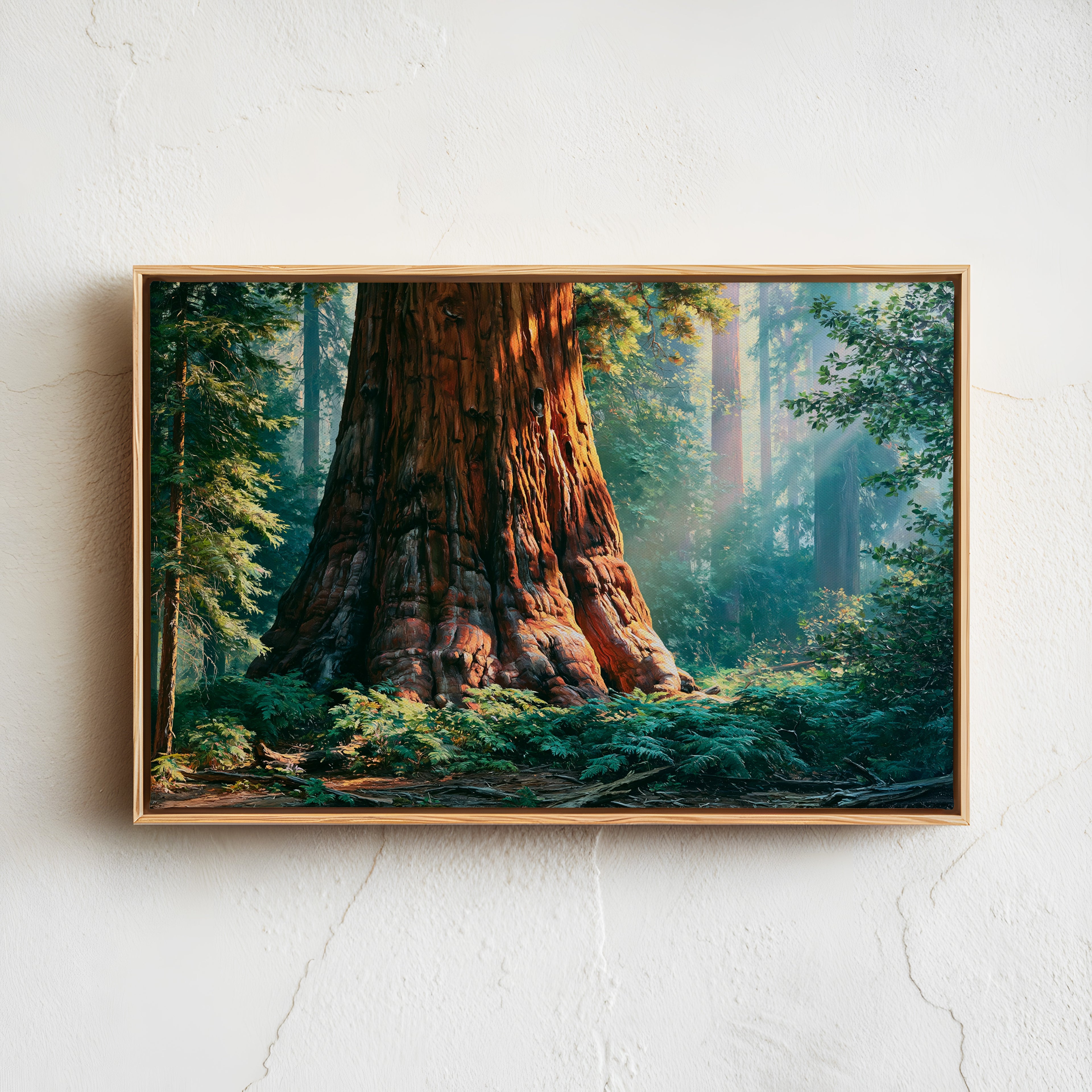 Sequoia National Park Classical Oil Painting