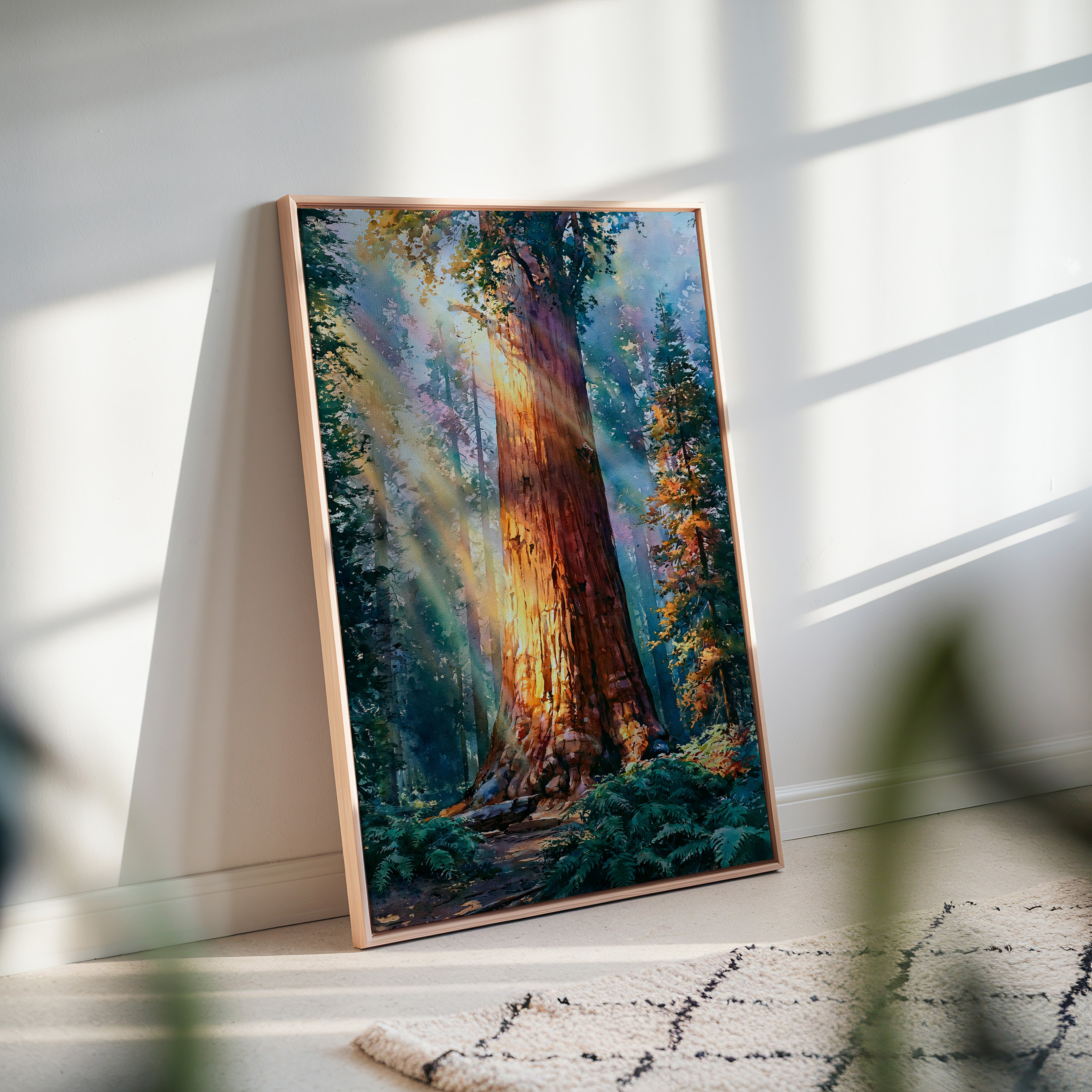 Sequoia National Park Watercolor Art