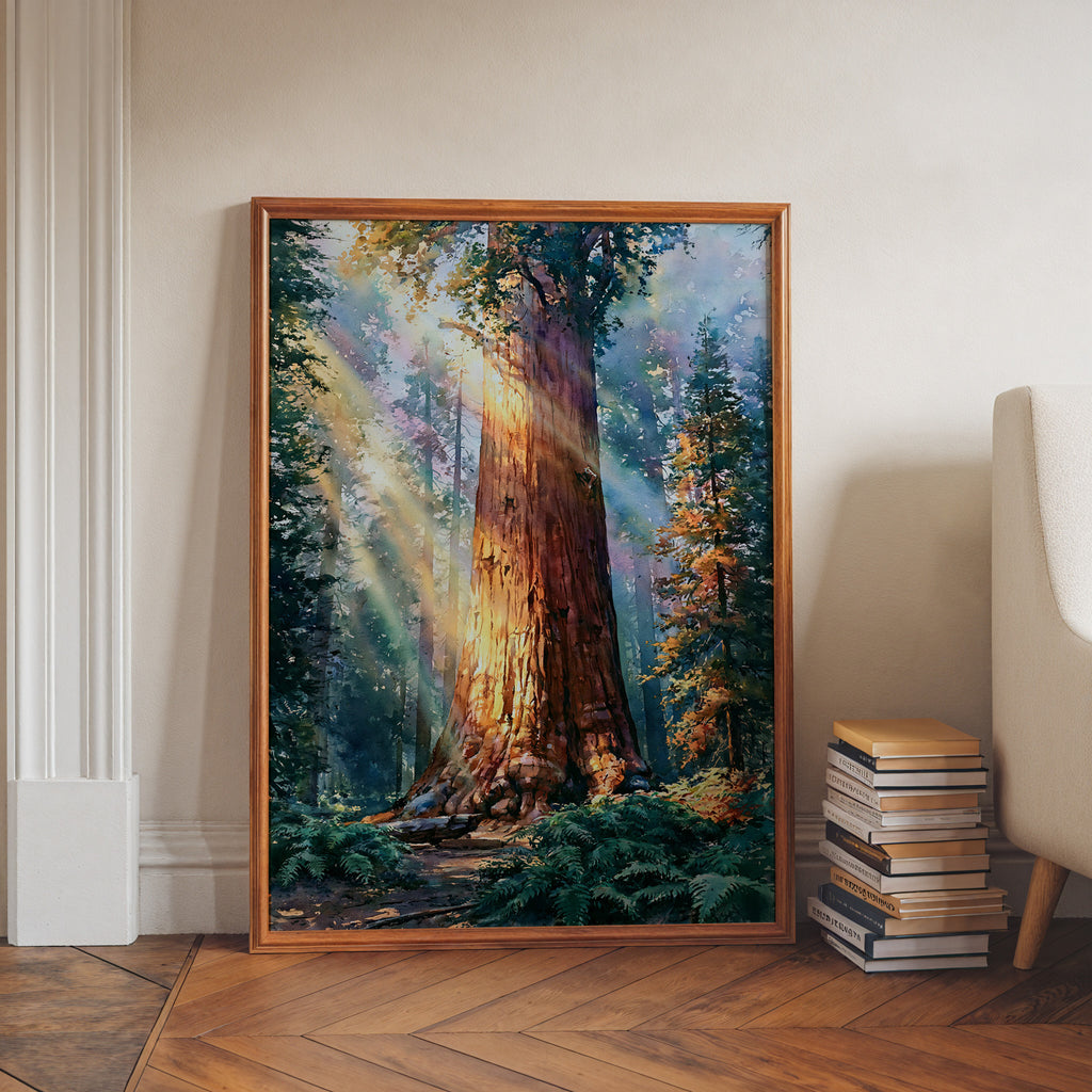 Sequoia National Park Watercolor Art