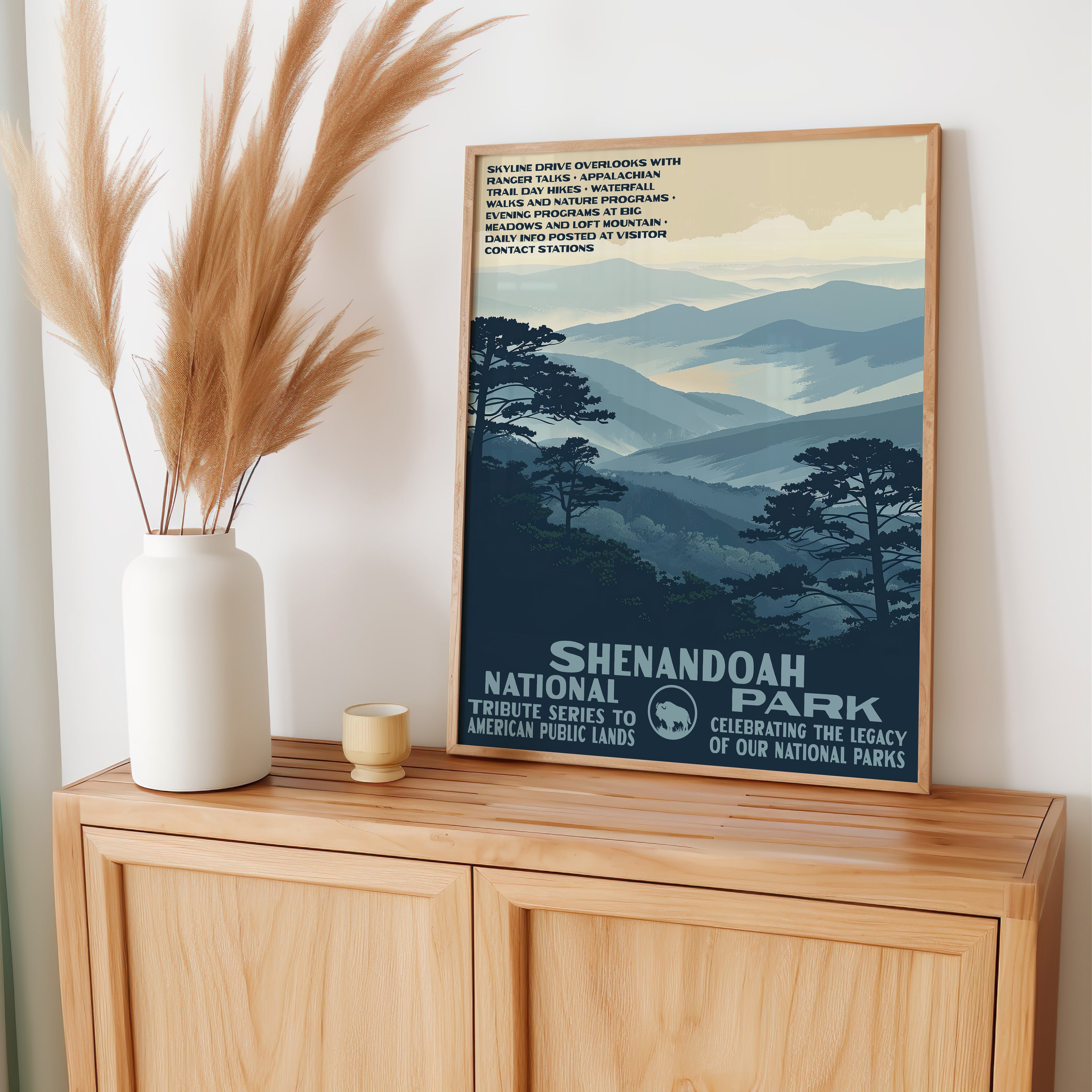 Shenandoah National Park Vintage WPA Art