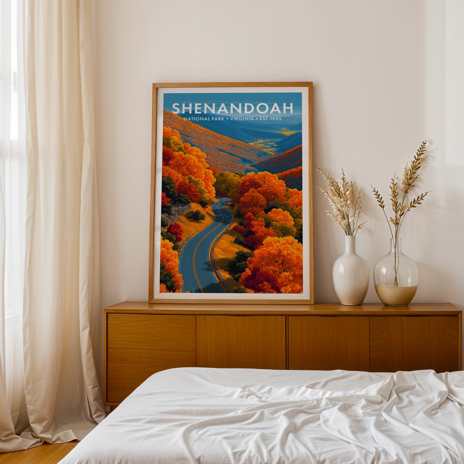 Retro Shenandoah National Park Print