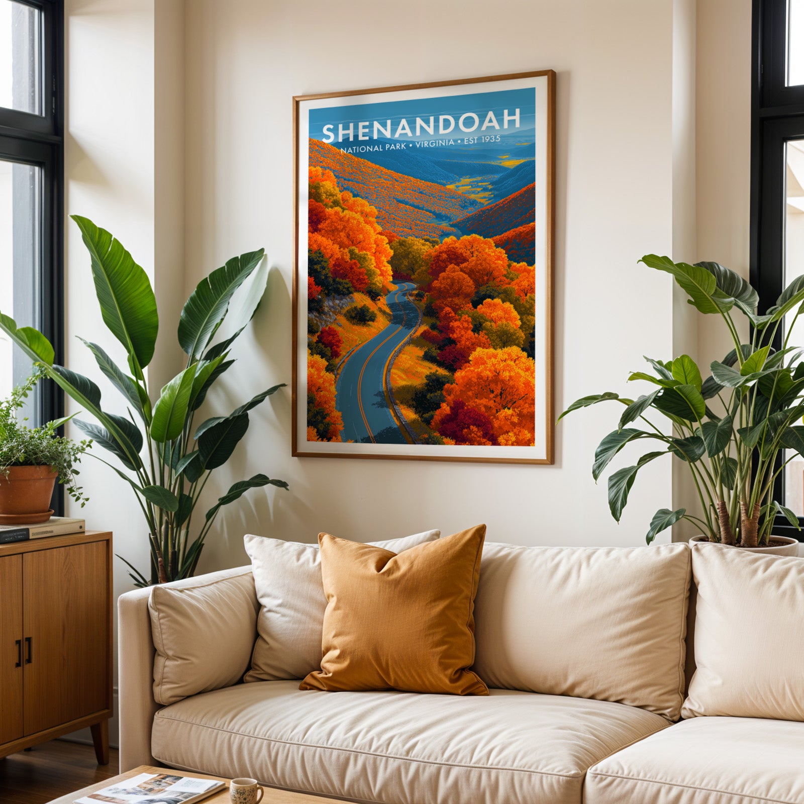 Retro Shenandoah National Park Print