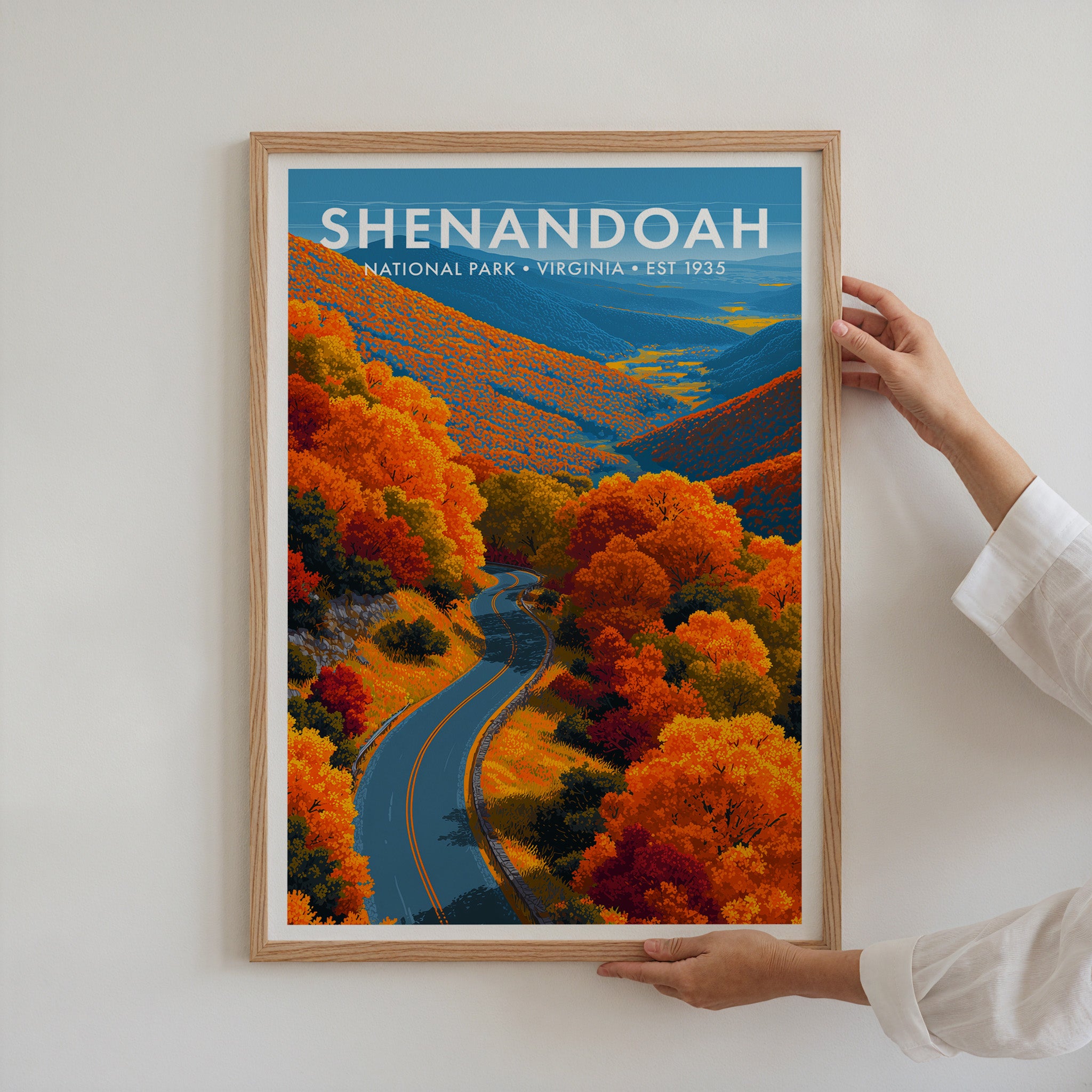 Retro Shenandoah National Park Print
