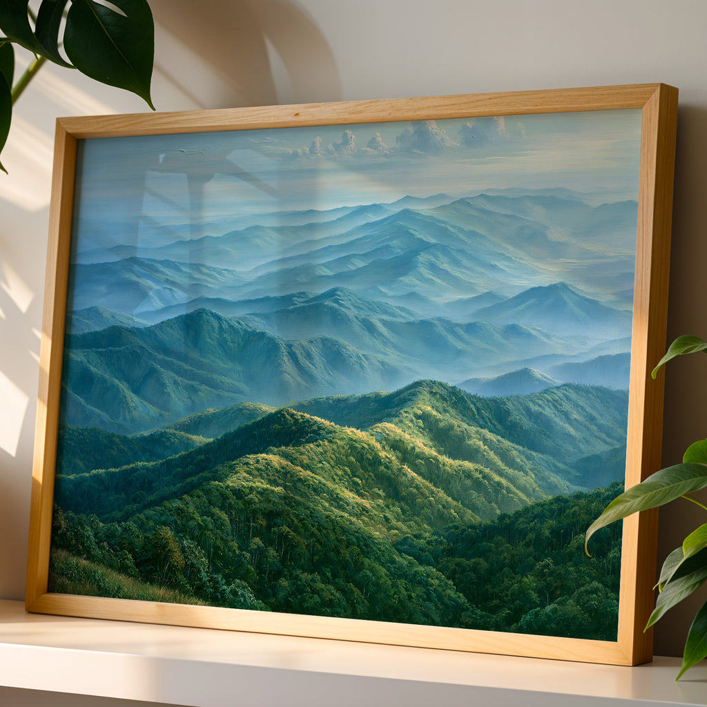 Shenandoah National Park Classical Oil Painting