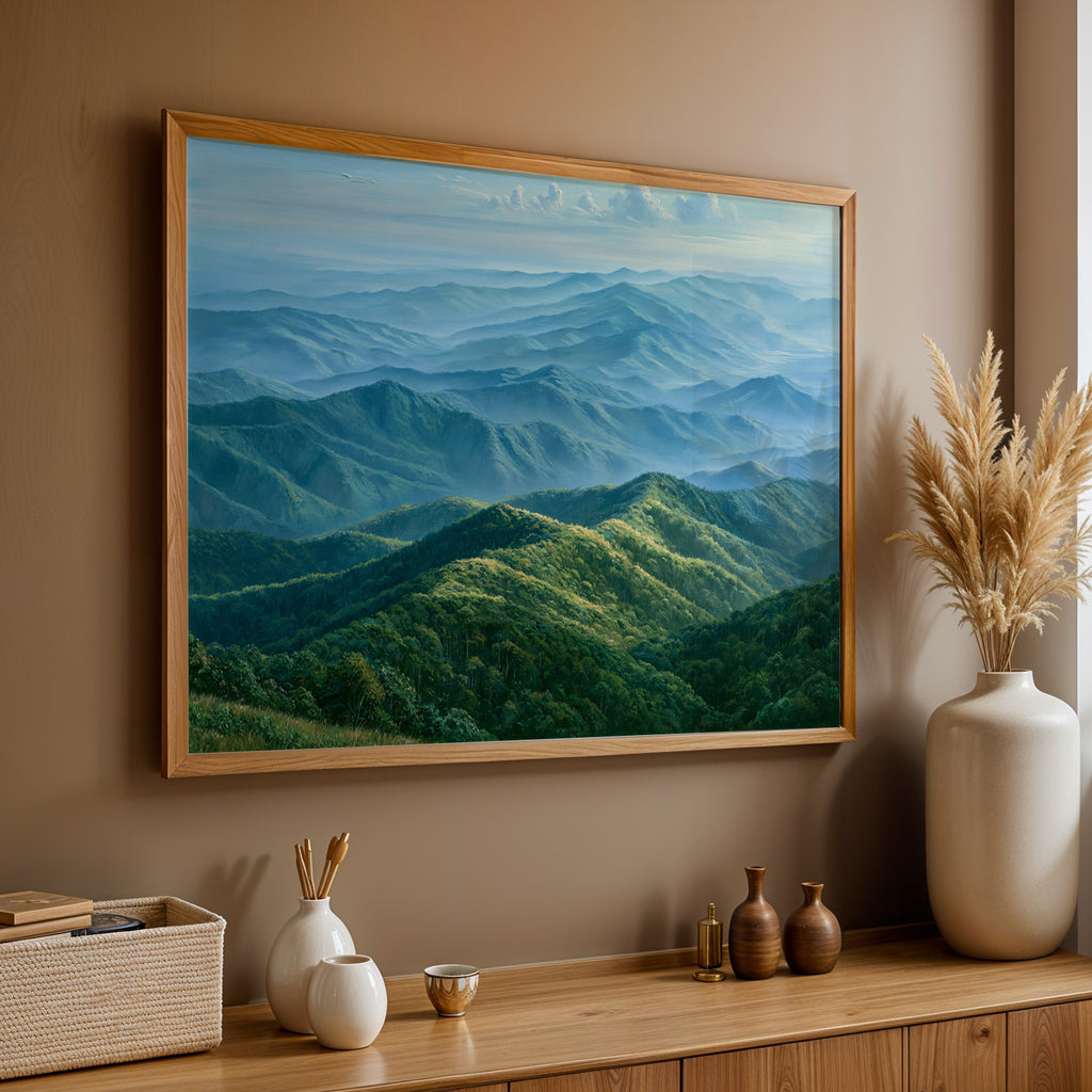 Shenandoah National Park Classical Oil Painting
