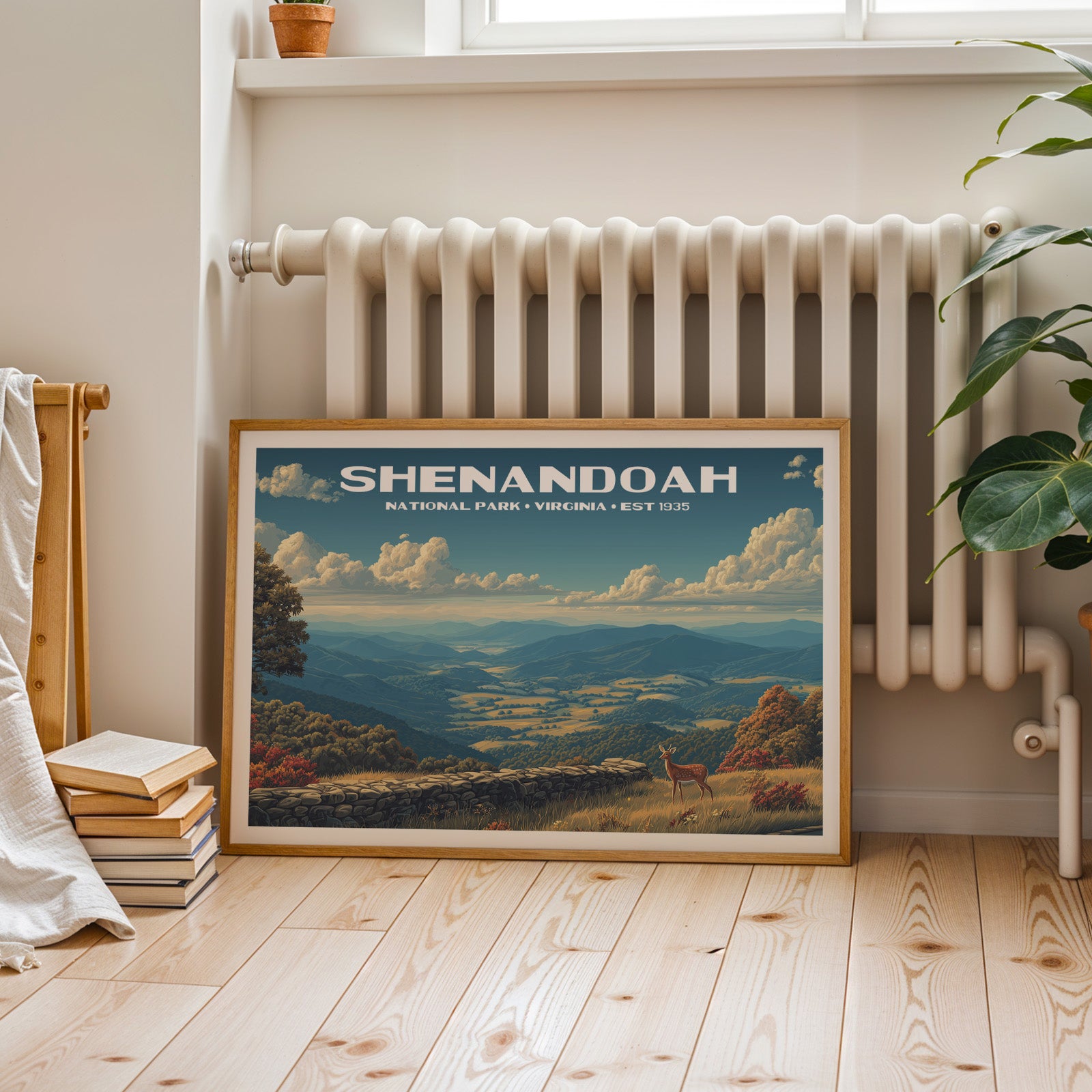 Shenandoah National Park Horizontal Vintage Art