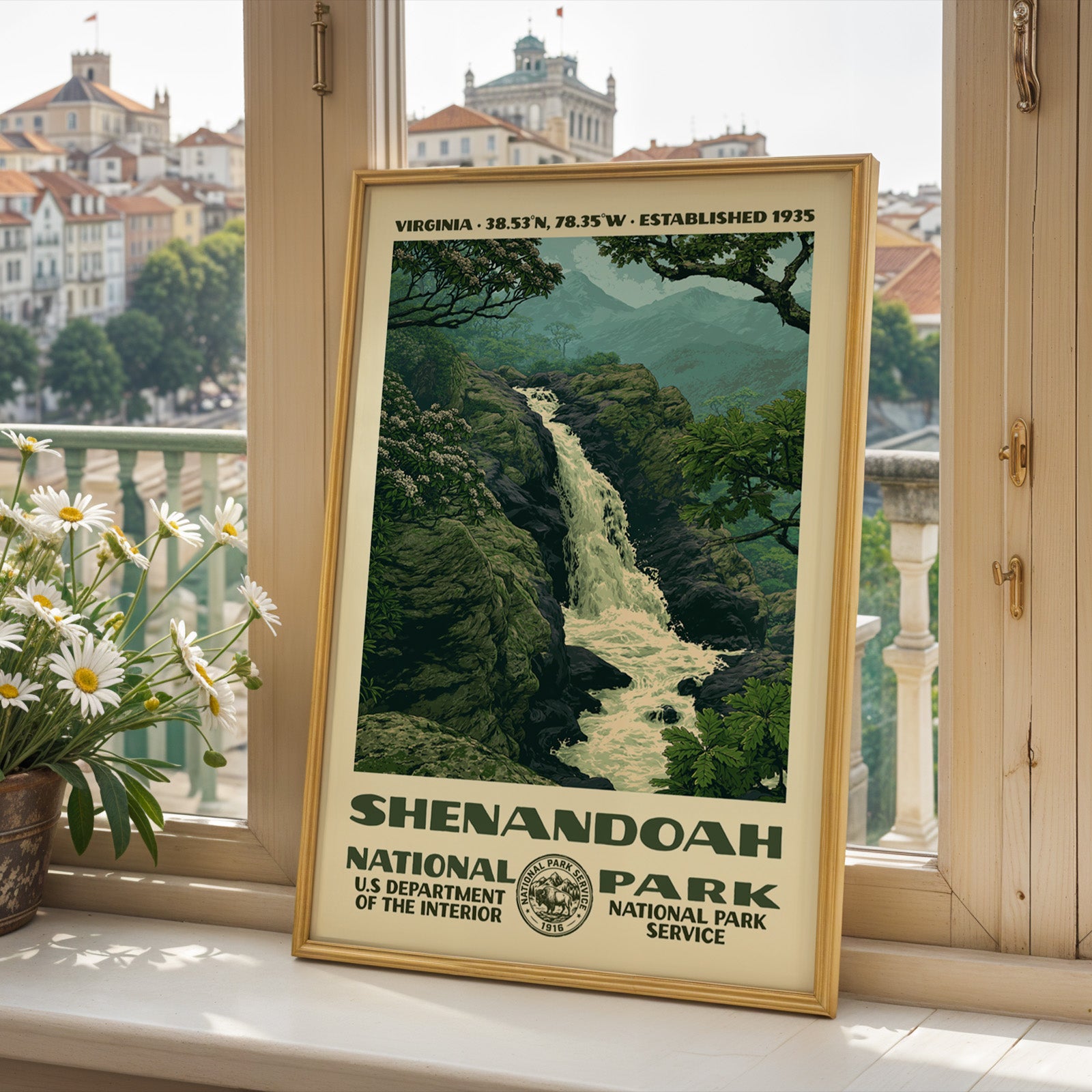 Shenandoah National Park Vintage WPA Art