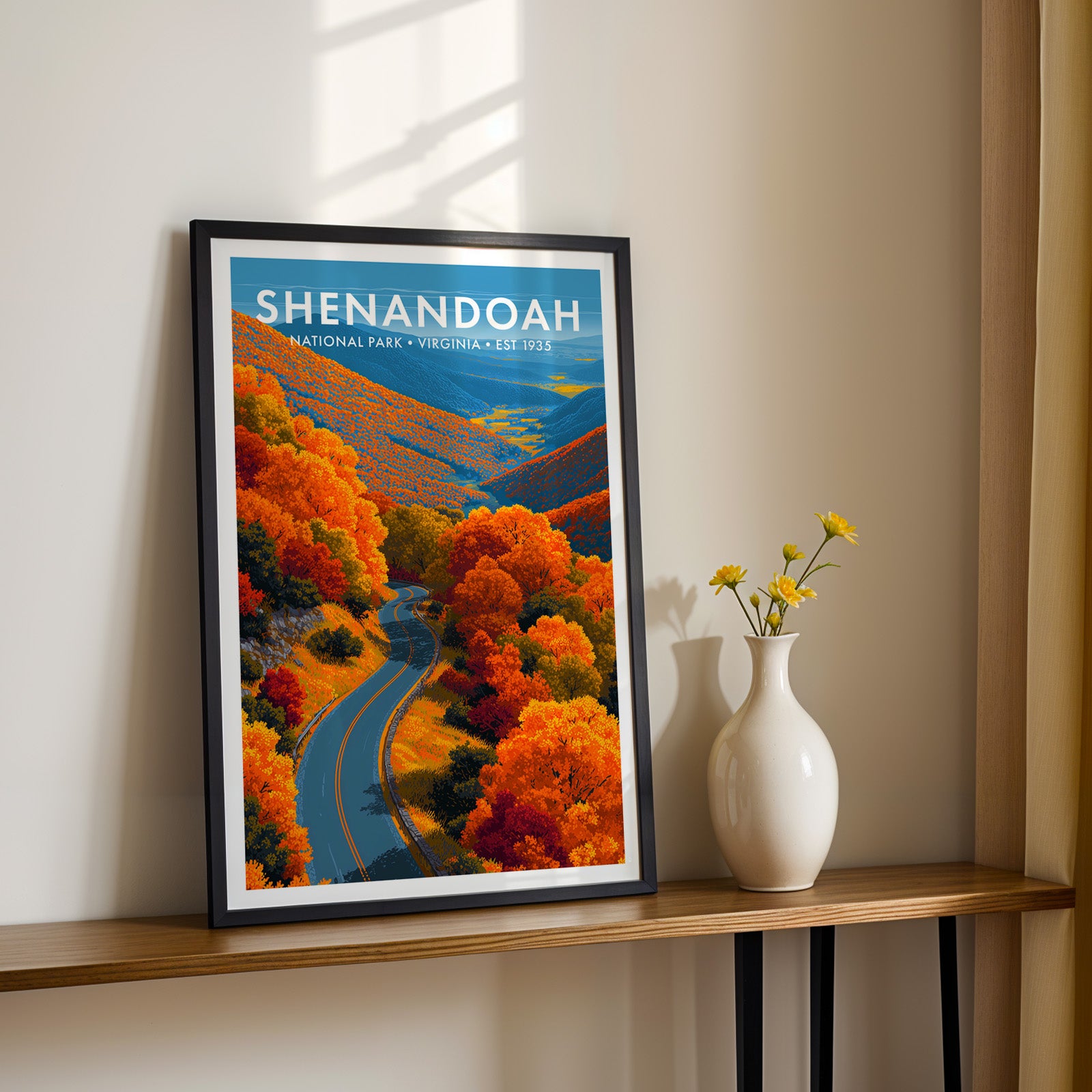 Retro Shenandoah National Park Print