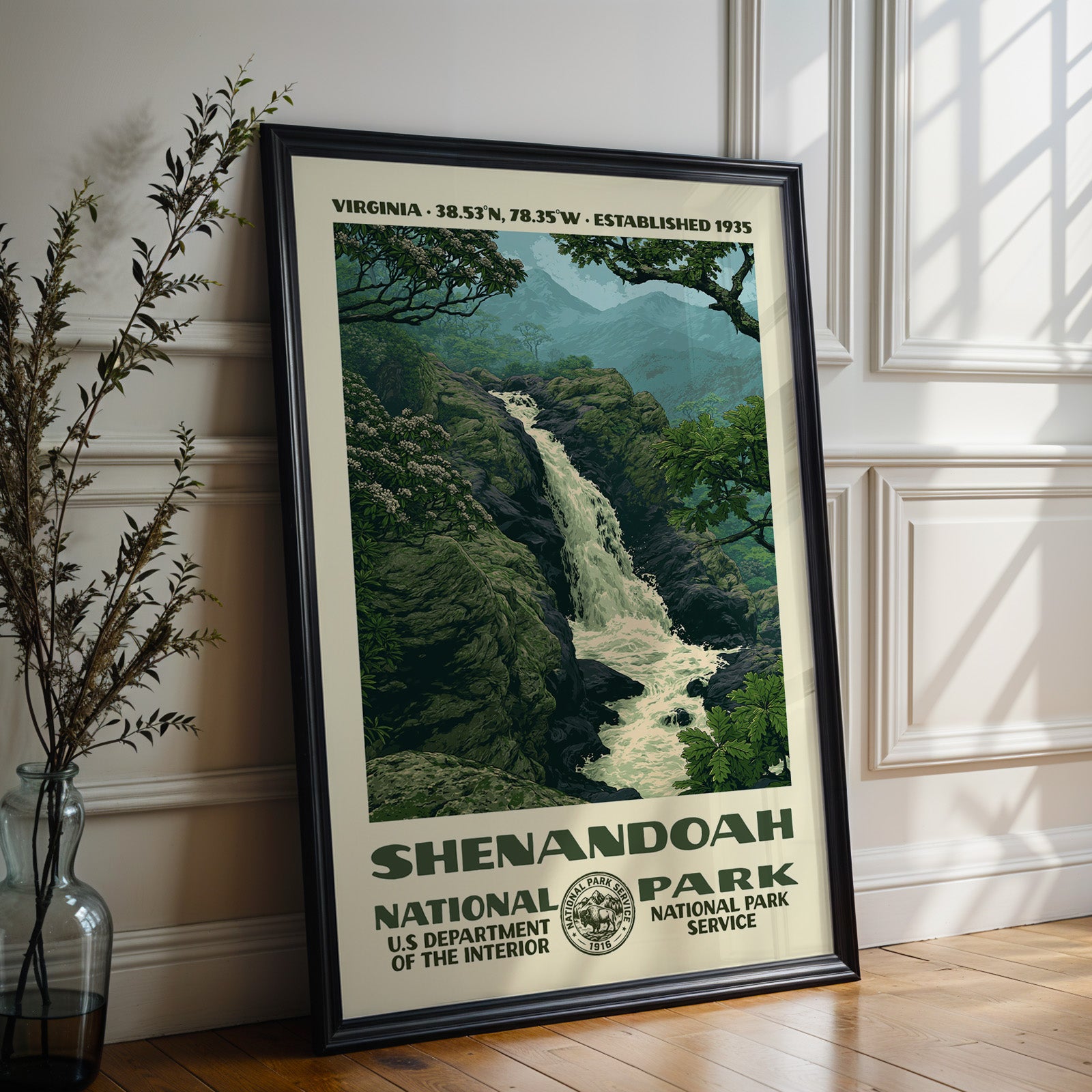 Shenandoah National Park Vintage WPA Art