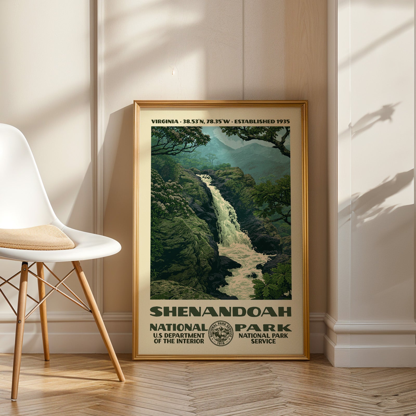Shenandoah National Park Vintage WPA Art