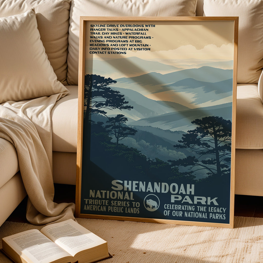 Shenandoah National Park Vintage WPA Art