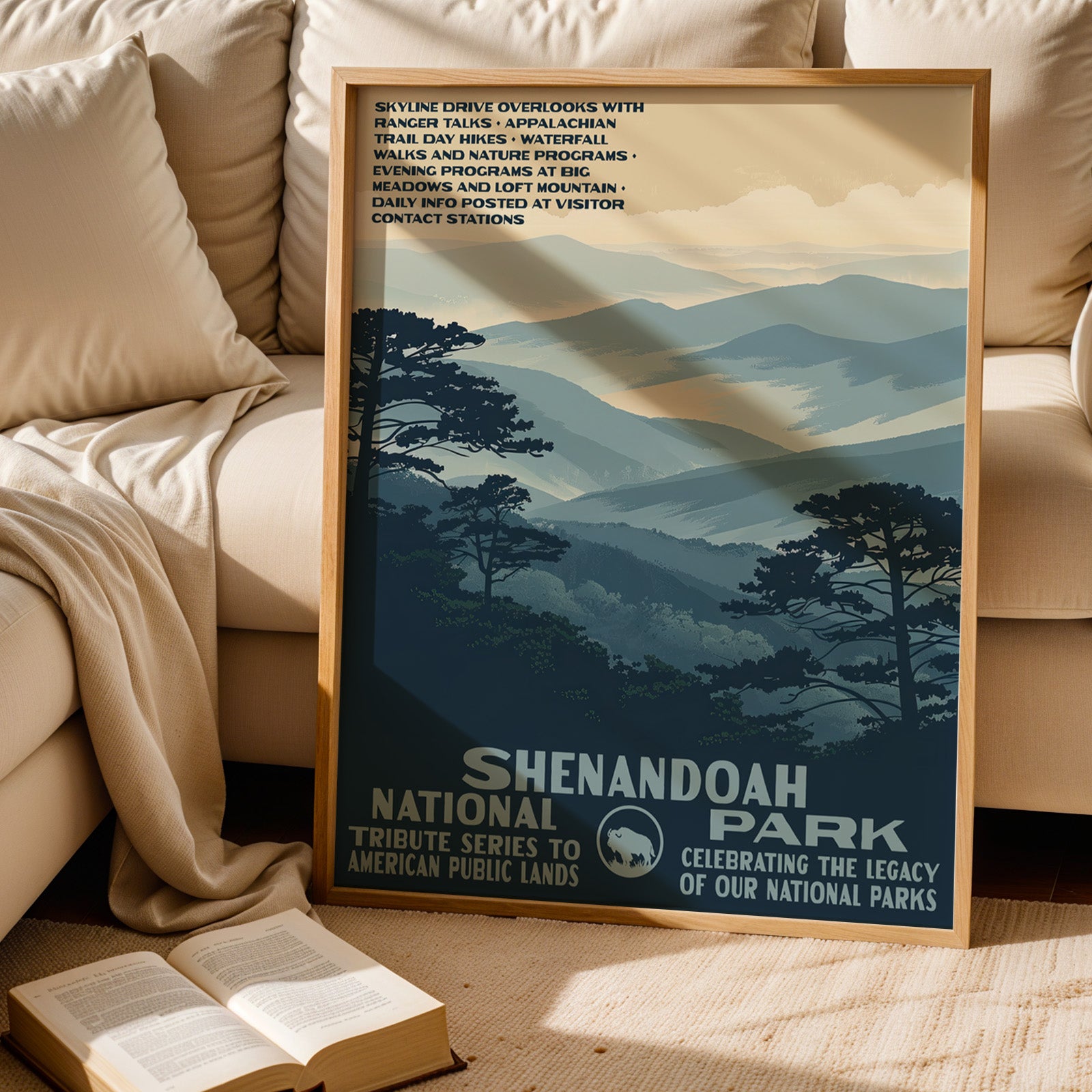 Shenandoah National Park Vintage WPA Art