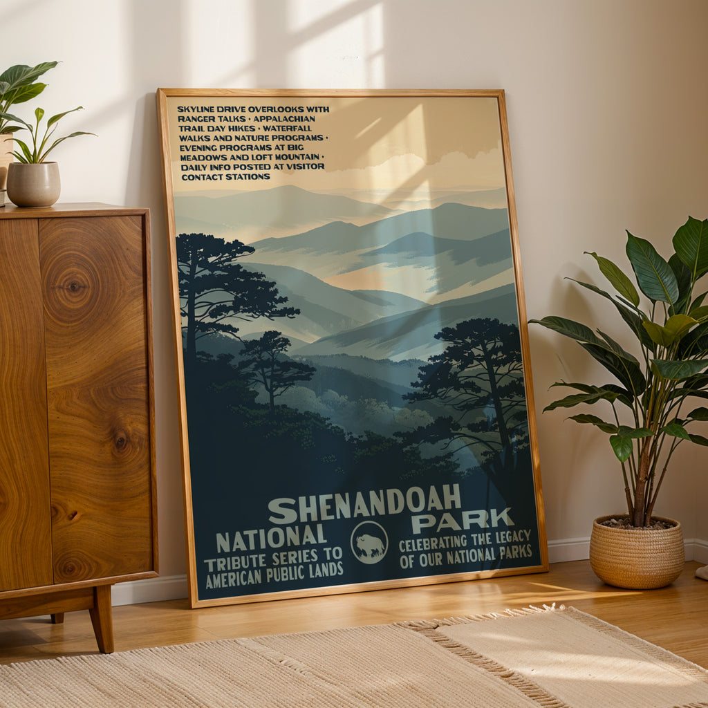 Shenandoah National Park Vintage WPA Art