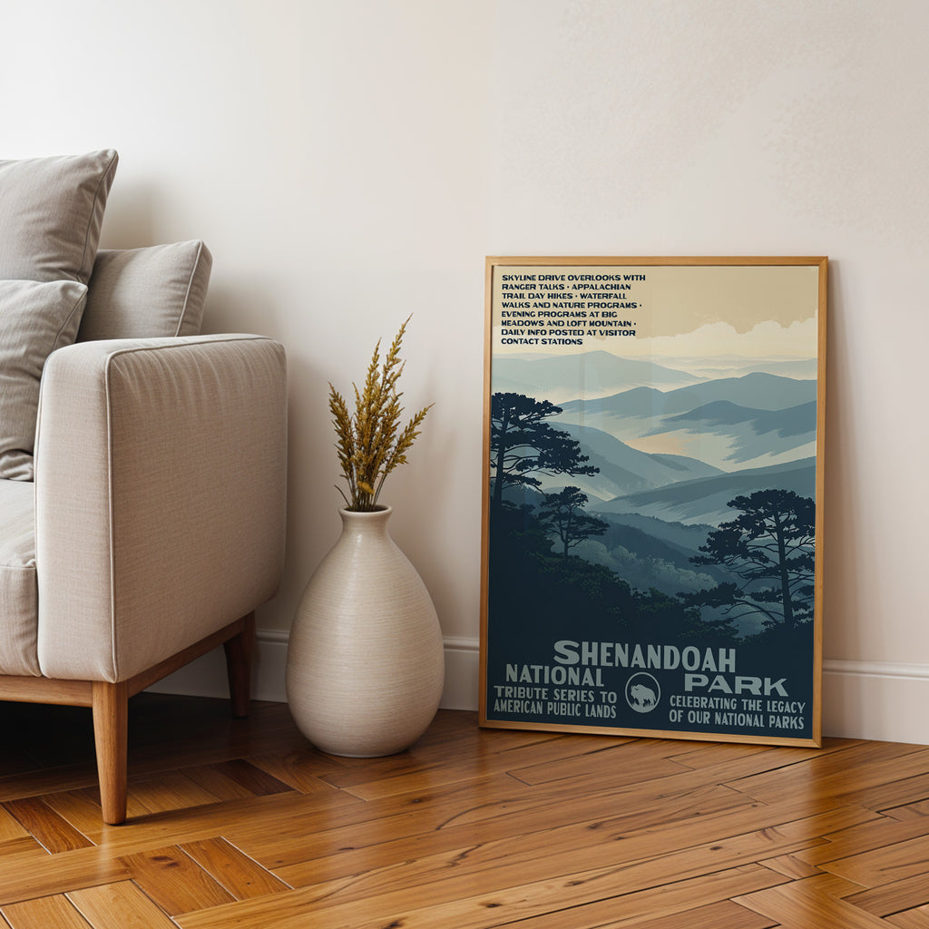 Shenandoah National Park Vintage WPA Art