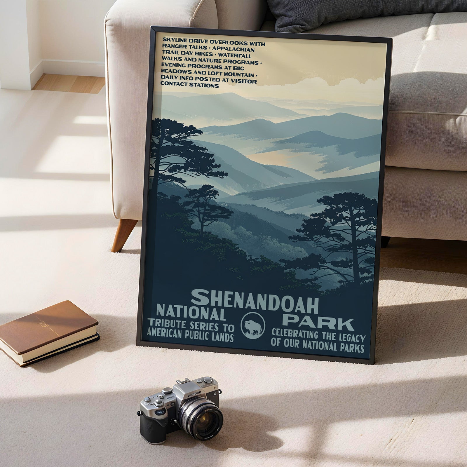 Shenandoah National Park Vintage WPA Art