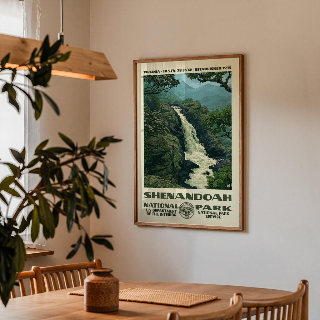 Shenandoah National Park Vintage WPA Art
