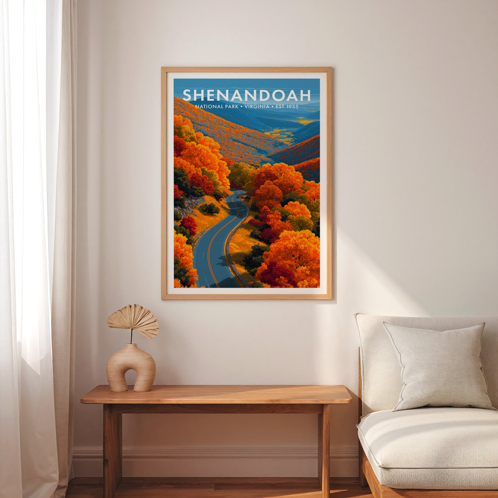 Retro Shenandoah National Park Print